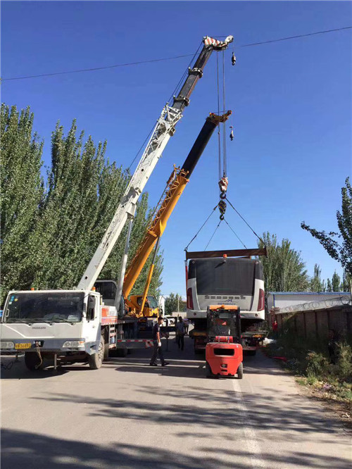 库伦旗港口集装箱搬运案例